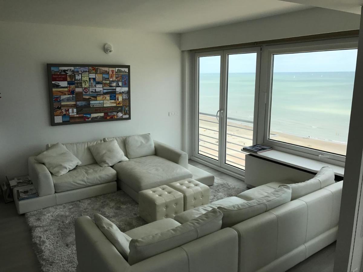 White Sea/Sun/Sky Dreams 4 Six @ Nieuwpoort Apartman Kültér fotó